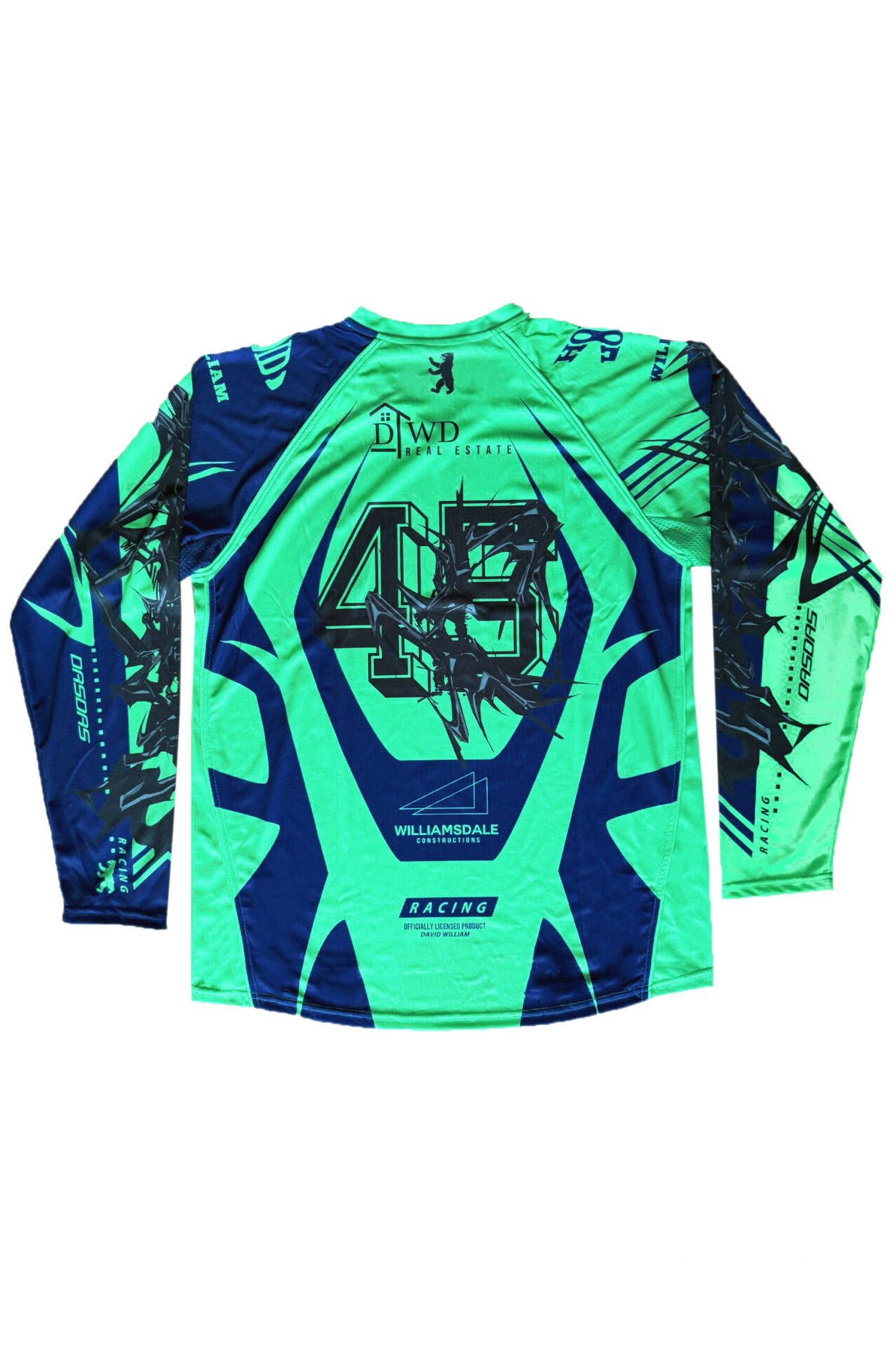 N45 Racing Jersey Packshot Back - David William