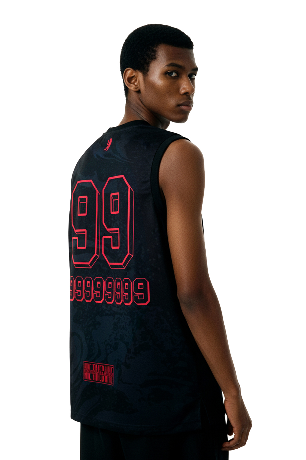 999999999 David William Basketball Jersey