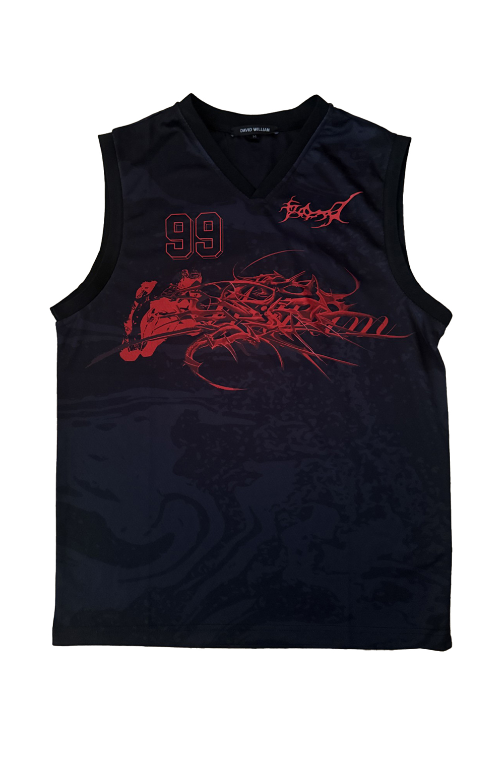999999999 Basketball Jersey Packshot - David William