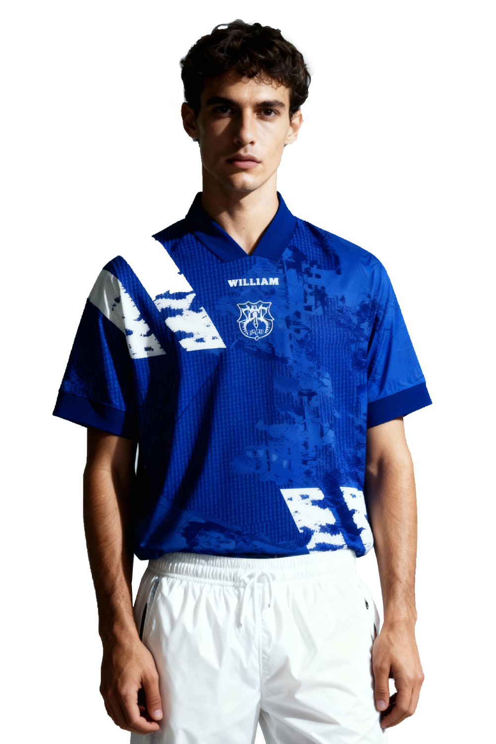 Vintage football Jersey blue Men - David William