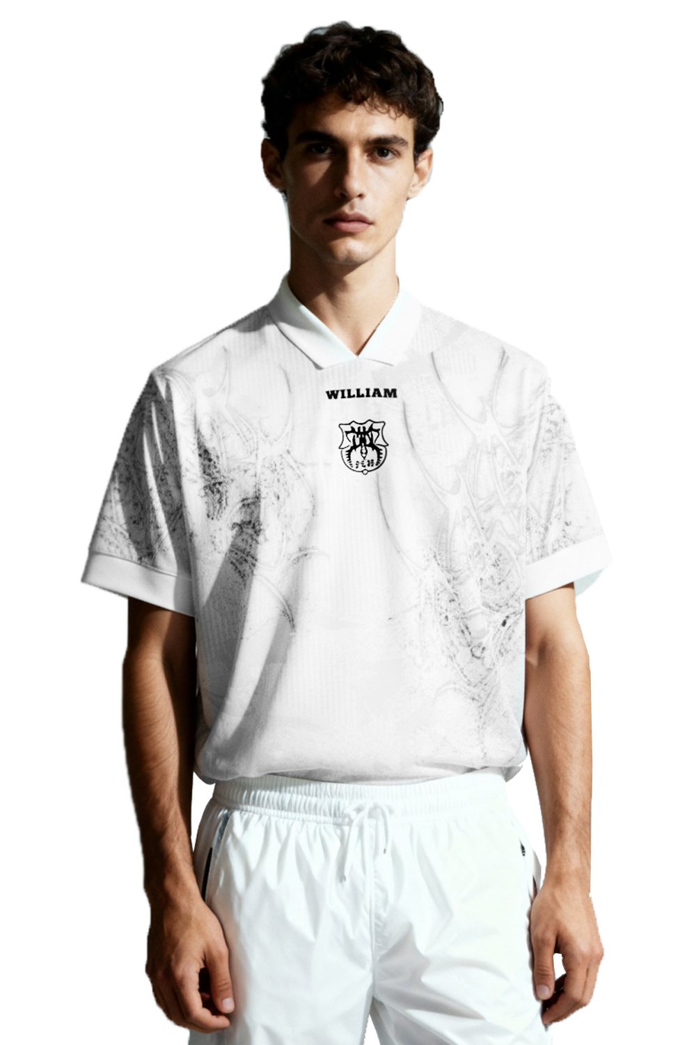 Vintage football Jersey white Men - David William