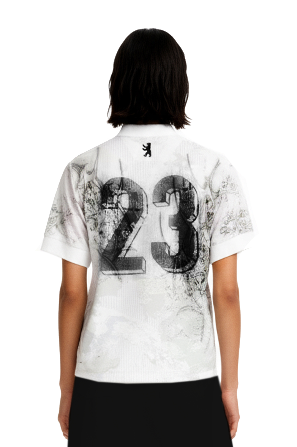 White_Women_Back Vintage football Jersey white Women Back - David William