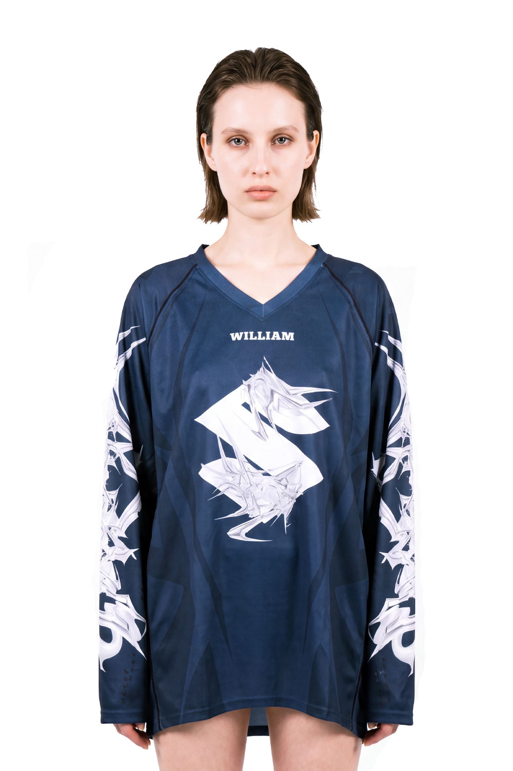 N.45 Dark Navy Racing Jersey - Image 4